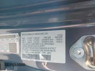 2021 Acura RDX Technology with VIN 5J8TC1H59ML005505, listed as a IAAI auction lot 41571125 with 46,451 mi miles and . Bid and sale history available at DreamBid. Image 9.