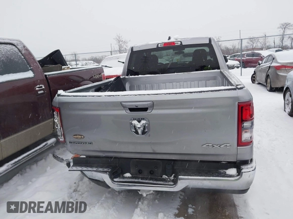 2022 Ram 1500 Big Horn with VIN 1C6RRFBG9NN374344, listed as a IAAI auction lot 41259324 with 81,846 mi miles and . Bid and sale history available at DreamBid. Image 16.