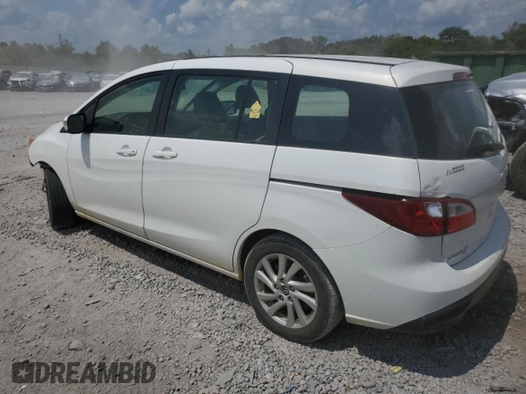 2014 Mazda 5 Sport with VIN JM1CW2BL7E0173729, listed as a Copart auction lot 68676554 with 102,734 mi miles and Salvage Title. Bid and sale history available at DreamBid. Image 2.