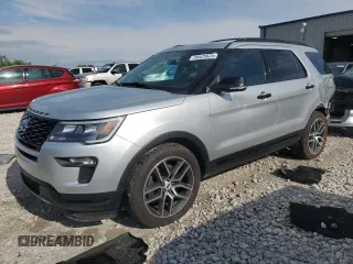 2018 Ford Explorer Sport с VIN 1FM5K8GT1JGB54297, выставлен на аукционе Copart как лот 58525625 с пробегом 84 899 миль миль и Чистый • Clean title. История ставок и продаж доступна на DreamBid. Изображение 1.