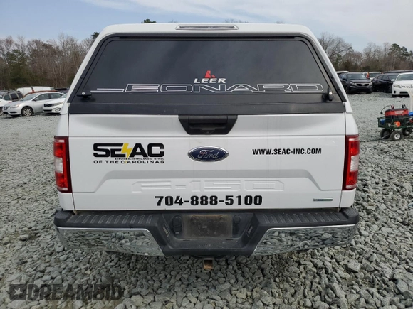 2018 Ford F-150 XL with VIN 1FTEX1CP5JKF36674, listed as a Copart auction lot 48955705 with 95,362 mi miles and Salvage Title. Bid and sale history available at carsss.com. Image 6.