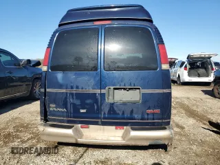 2001 GMC Savana Cargo Van YF7 Upfitter with VIN 1GDFG15R011100304, listed as a Copart auction lot 80039964 with 231,537 mi miles and Salvage Title. Bid and sale history available at carsss.com. Image 6.
