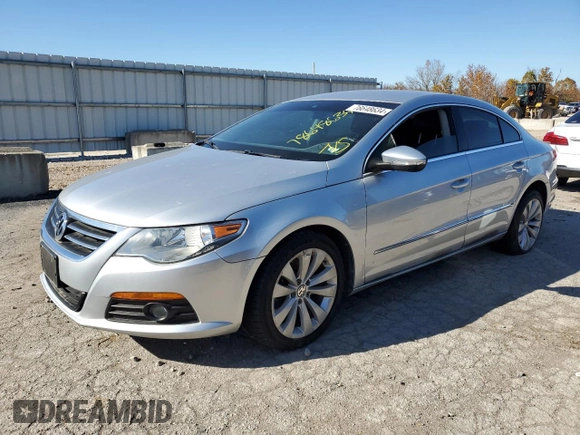 2010 Volkswagen CC Sport with VIN WVWML7AN7AE504142, listed as a Copart auction lot 78648634 with 95,343 mi miles and Clean Title. Bid and sale history available at DreamBid. Image 1.