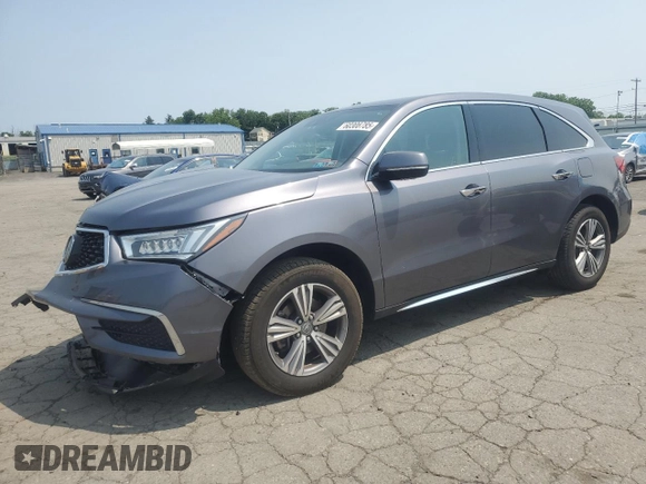 2020 Acura MDX z VIN 5J8YD4H39LL050753, wystawiony jako Copart lot #60308785 z przebiegiem 67 818 mil mil oraz Szkoda całkowita • Salvage title. Historia ofert i sprzedaży dostępna na DreamBid. Obrazek 1.