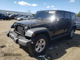 2016 Jeep Wrangler Unlimited Sport with VIN 1C4BJWDG8GL314780, listed as a Copart auction lot 49289995 with 150,790 mi miles and Salvage Title. Bid and sale history available at DreamBid. Image 1.