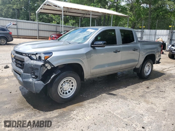 2023 Chevrolet Colorado 2WD Work Truck with VIN 1GCPSBEK1P1267893, listed as a Copart auction lot 56129665 with 19,225 mi miles and Salvage title. Bid and sale history available at DreamBid. Image 1.