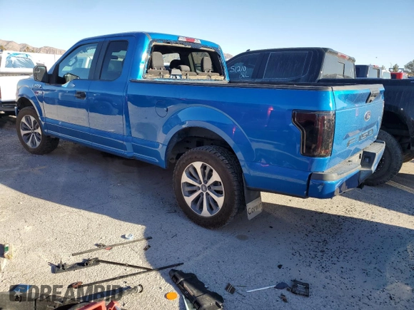 2020 Ford F-150 XL with VIN 1FTEX1EP1LKF47154, listed as a Copart auction lot 87878475 with 126,534 mi miles and Salvage Title. Bid and sale history available at carsss.com. Image 2.