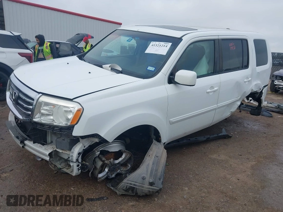 2012 Honda Pilot EX-L with VIN 5FNYF3H51CB012098, listed as a IAAI auction lot 41521214 with 157,701 mi miles. Bid and sale history available at carsss.com. Image 2.