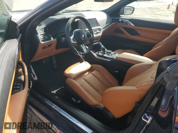2023 BMW 4 Series M440i with VIN WBA53AT06PCL25904, listed as a Copart auction lot 78421284 with Not Provided miles and Non Repairable. Bid and sale history available at DreamBid. Image 8.