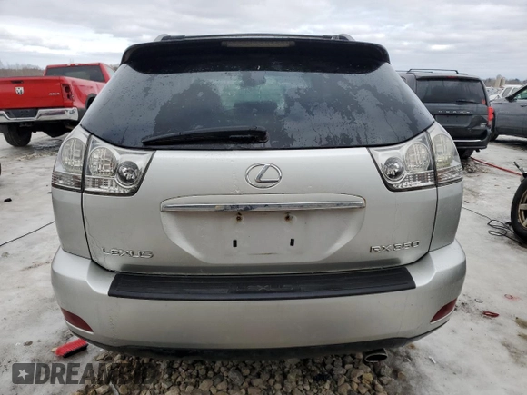 2007 Lexus RX 350 with VIN 2T2HK31U87C035400, listed as a Copart auction lot 43510405 with 188,184 mi miles and Clean Title. Bid and sale history available at carsss.com. Image 6.