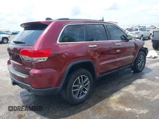 2017 Jeep Grand Cherokee Limited z VIN 1C4RJEBGXHC752018, wystawiony jako IAAI lot #42253593 z przebiegiem 127 721 mil mil oraz . Historia ofert i sprzedaży dostępna na DreamBid. Obrazek 4.