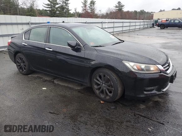 2014 Honda Accord Sport with VIN 1HGCR2F53EA091964, listed as a Copart auction lot 51842905 with 143,335 mi miles and Salvage Title. Bid and sale history available at DreamBid. Image 4.