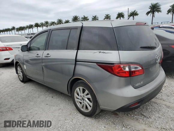 2014 Mazda 5 Sport with VIN JM1CW2BL3E0170021, listed as a Copart auction lot 76302974 with Not Provided miles and Salvage Title. Bid and sale history available at DreamBid. Image 2.