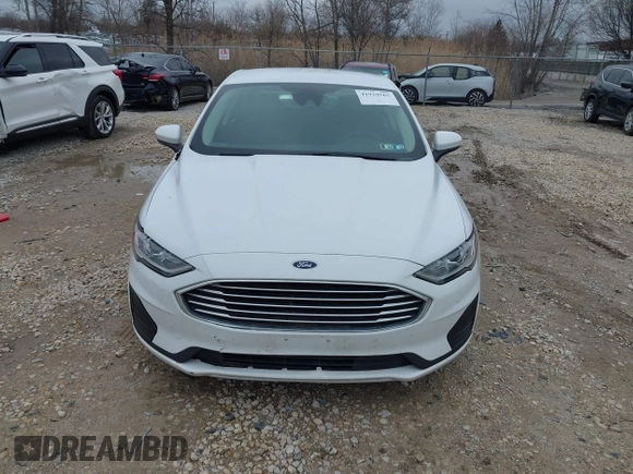 2019 Ford Fusion SE with VIN 3FA6P0H74KR278299, listed as a IAAI auction lot 41929565 with 53,425 mi miles. Bid and sale history available at carsss.com. Image 12.