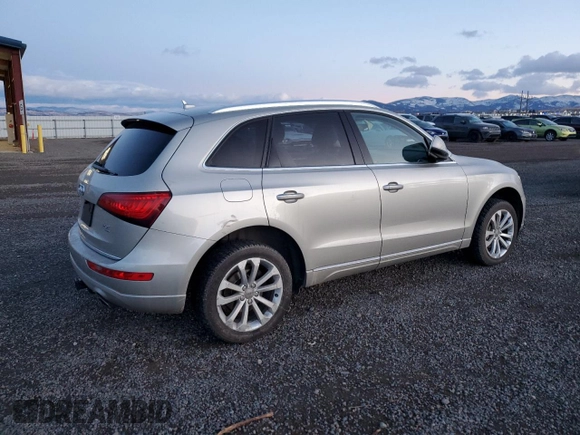 2015 Audi Q5 Premium with VIN WA1CFAFP9FA026762, listed as a Copart auction lot 85330814 with 91,146 mi miles and Salvage Title. Bid and sale history available at carsss.com. Image 3.