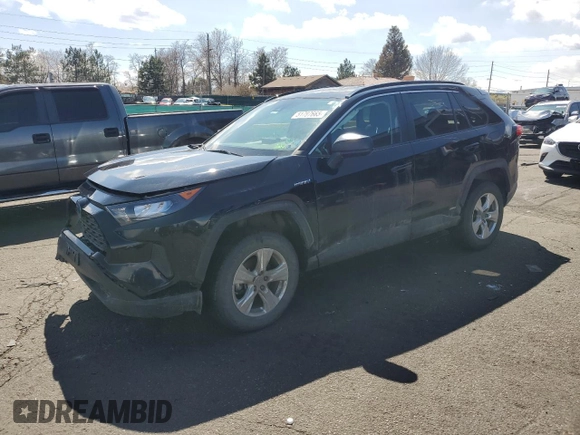 2021 Toyota RAV4 Hybrid LE with VIN 4T3L6RFV5MU006056, listed as a Copart auction lot 51797665 with 81,169 mi miles and Salvage Title. Bid and sale history available at carsss.com. Image 1.