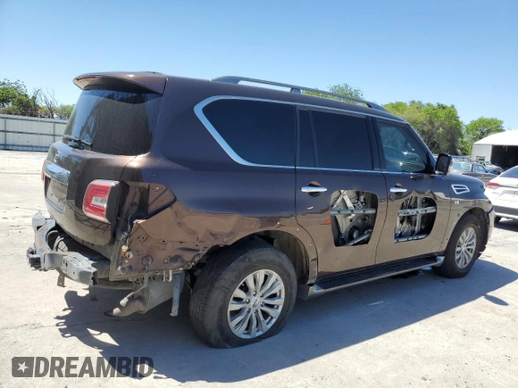 2017 Nissan Armada Platinum z VIN JN8AY2ND4H9006836, wystawiony jako Copart lot #51253595 z przebiegiem 149 729 mil mil oraz Szkoda całkowita • Salvage title. Historia ofert i sprzedaży dostępna na DreamBid. Obrazek 3.