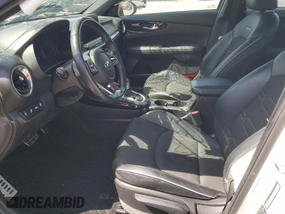 2021 Kia Forte GT-Line with VIN 3KPF34AD1ME330415, listed as a Copart auction lot 57488545 with 46,074 mi miles and Salvage title. Bid and sale history available at DreamBid. Image 7.