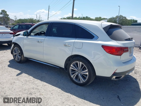 2017 Acura MDX Technology z VIN 5J8YD4H50HL006455, wystawiony jako IAAI lot #42165766 z przebiegiem 98 832 mil mil oraz . Historia ofert i sprzedaży dostępna na DreamBid. Obrazek 3.