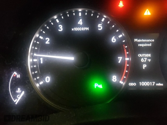 2015 Lexus GS 350 with VIN JTHCE1BL0FA002473, listed as a Copart auction lot 57155382 with 100,017 mi miles. Bid and sale history available at carsss.com. Image 8.