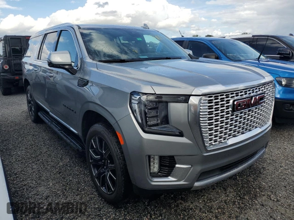 2024 GMC Yukon XL Denali with VIN 1GKS2JKL8RR281509, listed as a Copart auction lot 74117574 with 0 mi miles and Non Repairable. Bid and sale history available at carsss.com. Image 4.