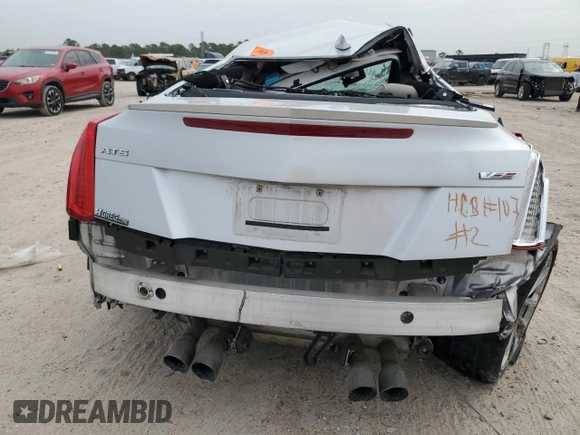2016 Cadillac ATS-V with VIN 1G6AN1RY6G0151331, listed as a Copart auction lot 48347005 with Not Provided miles and Salvage Title. Bid and sale history available at carsss.com. Image 6.