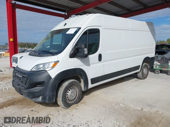 2024 Ram ProMaster Cargo Tradesman with VIN 3C6LRVDG8RE133415, listed as a IAAI auction lot 41345776 with 12,574 mi miles and . Bid and sale history available at DreamBid. Image 17.