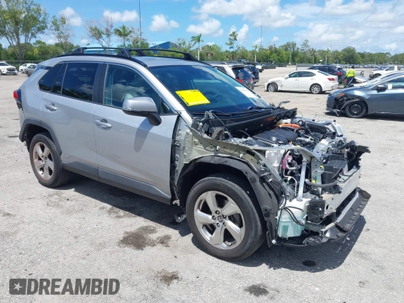 2021 Toyota RAV4 Hybrid LE with VIN 2T3B6RFV2MW018967, listed as a IAAI auction lot 42601989 with 71,046 mi miles and . Bid and sale history available at DreamBid. Image 1.