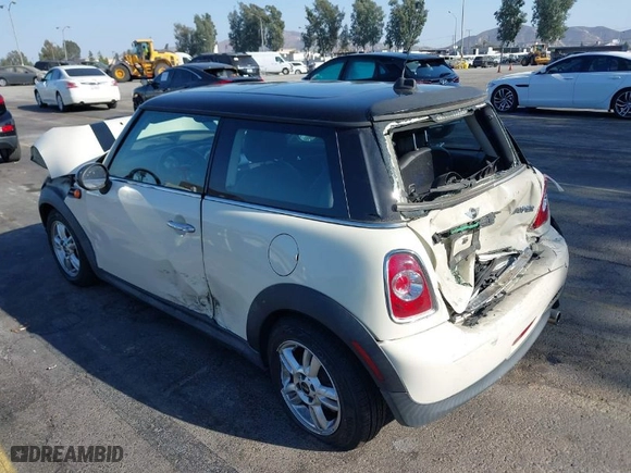 2012 MINI Cooper Hardtop with VIN WMWSU3C53CT258034, listed as a IAAI auction lot 40379259 with 96,370 mi miles. Bid and sale history available at carsss.com. Image 3.