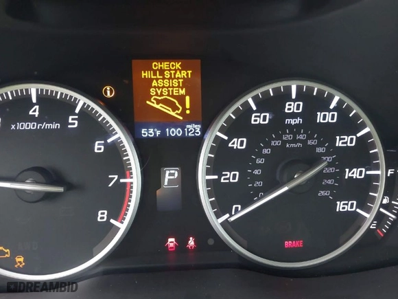 2016 Acura RDX with VIN 5J8TB3H35GL002912, listed as a IAAI auction lot 41344983 with 100,123 mi miles. Bid and sale history available at carsss.com. Image 7.