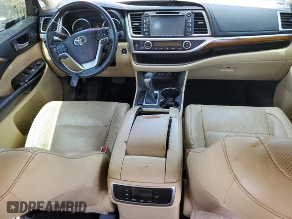 2017 Toyota Highlander Limited with VIN 5TDYZRFH5HS209110, listed as a Copart auction lot 57915415 with 129,555 mi miles and Salvage title. Bid and sale history available at DreamBid. Image 8.