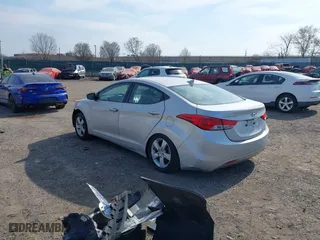 2012 Hyundai Elantra GLS with VIN KMHDH4AE1CU308265, listed as a IAAI auction lot 41898417 with 70,218 mi miles. Bid and sale history available at carsss.com. Image 3.