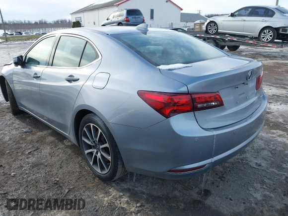 2016 Acura TLX V6 Advance with VIN 19UUB3F77GA002996, listed as a IAAI auction lot 41306941 with 12 mi miles. Bid and sale history available at carsss.com. Image 3.
