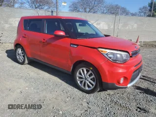 2018 Kia Soul + with VIN KNDJP3A56J7556236, listed as a Copart auction lot 49662525 with 96,947 mi miles and Salvage Title. Bid and sale history available at DreamBid. Image 4.