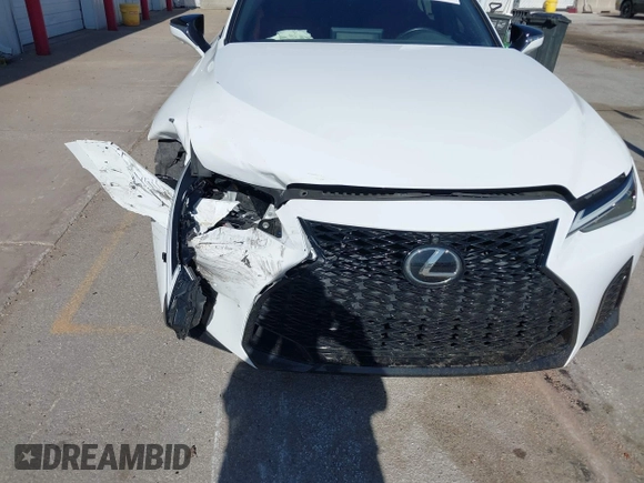 2022 Lexus IS 350 F Sport with VIN JTHGZ1E26N5023327, listed as a IAAI auction lot 42286717 with 32,098 mi miles and . Bid and sale history available at DreamBid. Image 6.