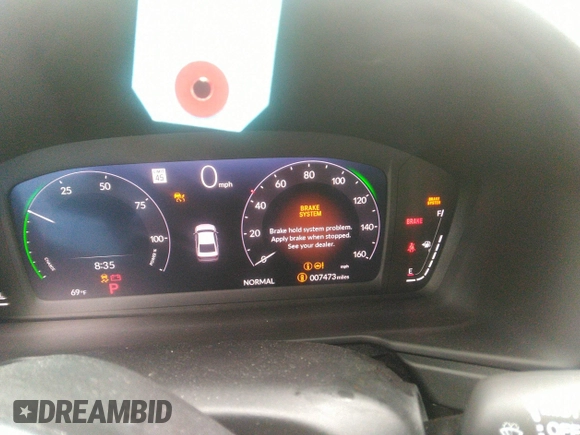 2025 Honda Accord Sport-L with VIN 1HGCY2F7XSA022835, listed as a IAAI auction lot 42414185 with 7,473 mi miles and . Bid and sale history available at DreamBid. Image 7.