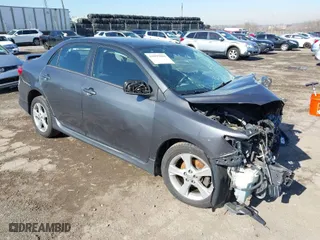 2012 Toyota Corolla L with VIN 2T1BU4EE0CC856062, listed as a IAAI auction lot 41827088 with NaN miles. Bid and sale history available at carsss.com. Image 1.
