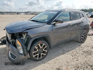 2018 Jeep Compass Limited z VIN 3C4NJDCB9JT206736, wystawiony jako Copart lot #59838055 z przebiegiem 124 992 mil mil oraz Szkoda całkowita • Salvage title. Historia ofert i sprzedaży dostępna na DreamBid. Obrazek 1.