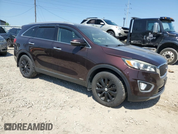 2016 Kia Sorento EX with VIN 5XYPHDA17GG032812, listed as a Copart auction lot 54104335 with 134,976 mi miles and Clean Title. Bid and sale history available at carsss.com. Image 4.