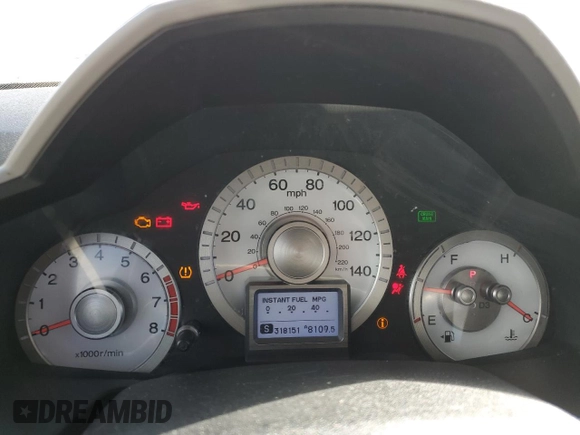 2011 Honda Pilot EX-L with VIN 5FNYF3H74BB031356, listed as a Copart auction lot 49798525 with 318,151 mi miles and Salvage Title. Bid and sale history available at carsss.com. Image 9.