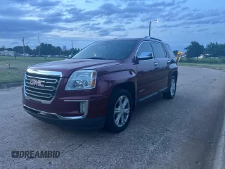 2017 GMC Terrain SLT z VIN 2GKFLUE34H6192039, wystawiony jako Copart lot #60246395 z przebiegiem 146 486 mil mil oraz Czysty tytuł • Clean title. Historia ofert i sprzedaży dostępna na DreamBid. Obrazek 2.