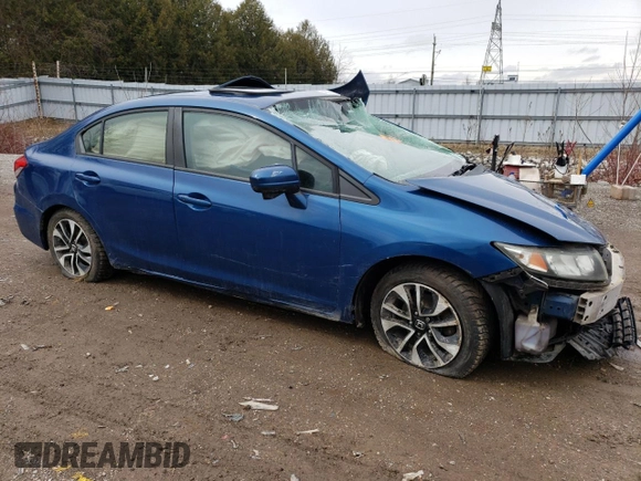 2015 Honda Civic LX z VIN 2HGFB2F52FH022025, wystawiony jako Copart lot #61791635 z przebiegiem Nie podano mil oraz Szkoda całkowita • Salvage title. Historia ofert i sprzedaży dostępna na DreamBid. Obrazek 4.