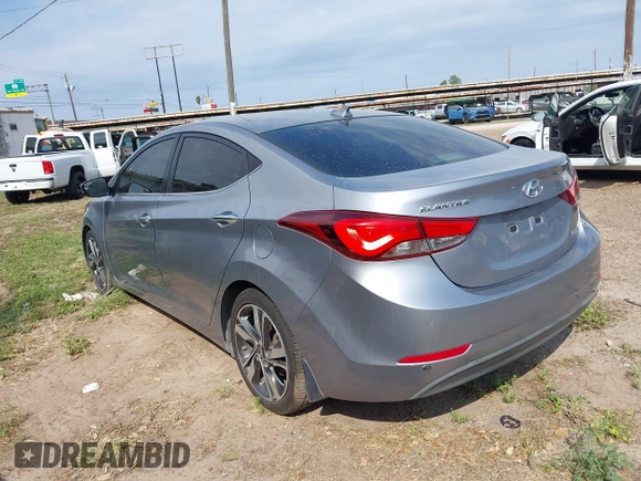 2015 Hyundai Elantra SE z VIN 5NPDH4AE1FH607709, wystawiony jako IAAI lot #41962207 z przebiegiem 112 468 mil mil oraz . Historia ofert i sprzedaży dostępna na DreamBid. Obrazek 3.