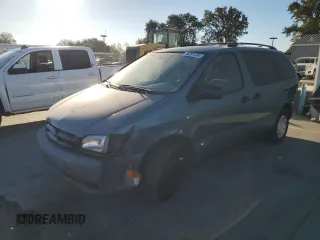 1999 Toyota Sienna CE with VIN 4T3ZF19C2XU100132, listed as a Copart auction lot 75251124 with 217,399 mi miles and Salvage Title. Bid and sale history available at carsss.com. Image 1.