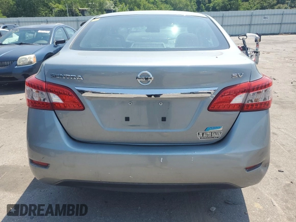 2013 Nissan Sentra SL with VIN 3N1AB7APXDL666734, listed as a Copart auction lot 57734524 with 169,611 mi miles and Non Repairable. Bid and sale history available at DreamBid. Image 6.
