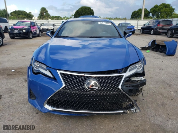 2022 Lexus RC with VIN JTHDZ5BC2N5025759, listed as a Copart auction lot 66917074 with 25,231 mi miles and Non Repairable. Bid and sale history available at carsss.com. Image 5.