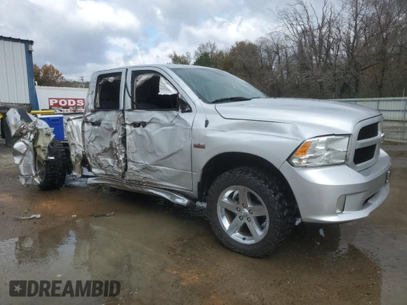 2017 Ram 1500 Express with VIN 1C6RR7FT5HS523223, listed as a Copart auction lot 85020394 with 134,253 mi miles and Salvage Title. Bid and sale history available at carsss.com. Image 4.