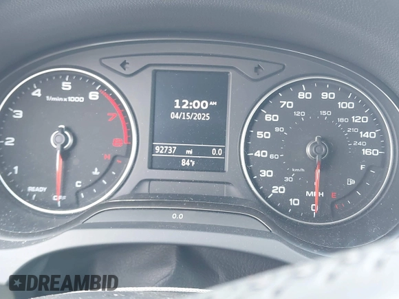 2018 Audi A3 Premium with VIN WAUB8GFF3J1064273, listed as a IAAI auction lot 42155689 with 92,737 mi miles and . Bid and sale history available at DreamBid. Image 7.