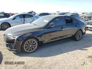 2023 Cadillac CT4-V Blackwing with VIN 1G6DL5RP5P0410487, listed as a Copart auction lot 52777455 with Not Provided miles and Salvage Title. Bid and sale history available at DreamBid. Image 1.