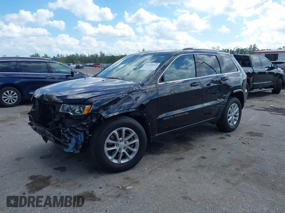 2021 Jeep Grand Cherokee Laredo X with VIN 1C4RJEAG5MC843953, listed as a IAAI auction lot 41558914 with 28,188 mi miles. Bid and sale history available at carsss.com. Image 17.